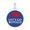 Rembrandt Let's Go Buffalo Red & Blue Disc Charm 14k White Gold - 10-1054-0-14kw