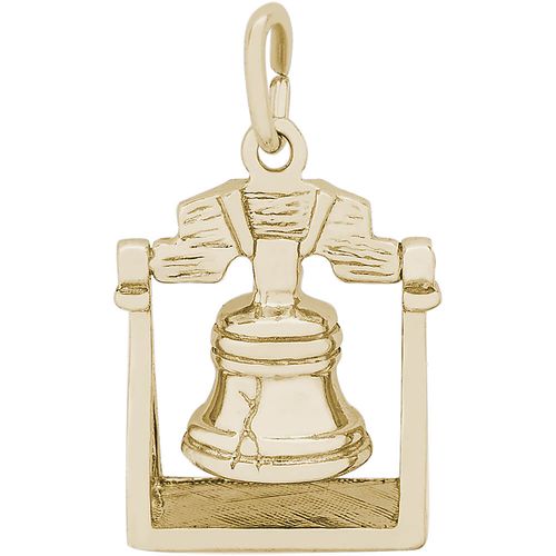Liberty Bell Charm Gold Plated - 10-3504