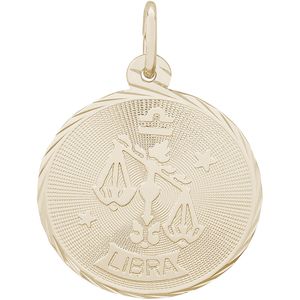 Libra Charm 10K Gold - 10-4659