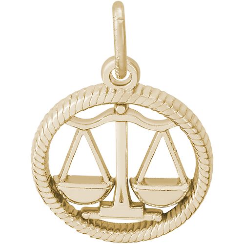 Libra Charm Gold Plated - 10-4779