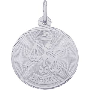Libra Charm White Gold - 10-4659