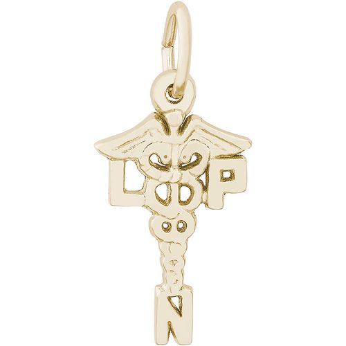 Licensed Practical Nurse Charm 14K Gold - 10-4151