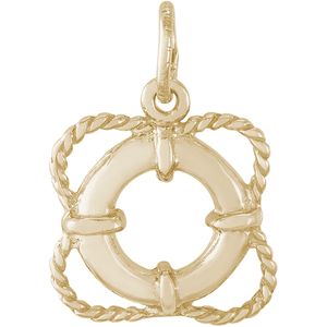 Life Preserver Charm 10K Gold - 10-0794