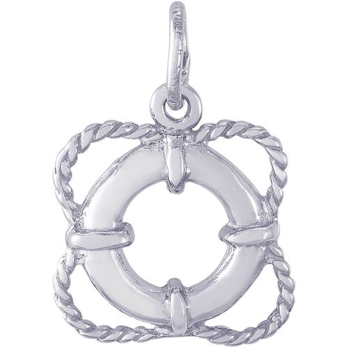 Life Preserver Charm Silver - 10-0794