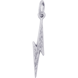 Lightening Bolt Charm Silver - 10-6219
