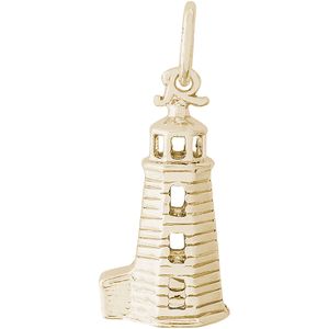 Lighthouse Charm 10K Gold - 10-8234