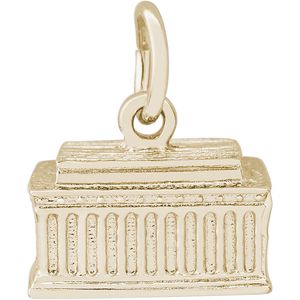 Lincoln Memorial Charm 10K Gold - 10-2747