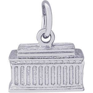 Lincoln Memorial Charm White Gold - 10-2747