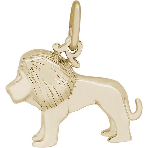 Lion Charm 10K Gold - 10-8242