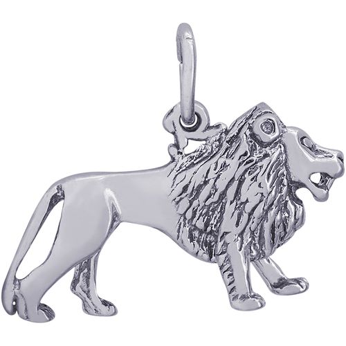 Lion Charm Silver - 10-1234