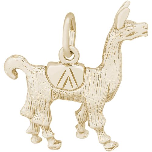 Llama Charm 10K Gold - 10-3094