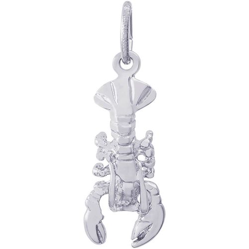 Lobster Charm White Gold - 10-0506