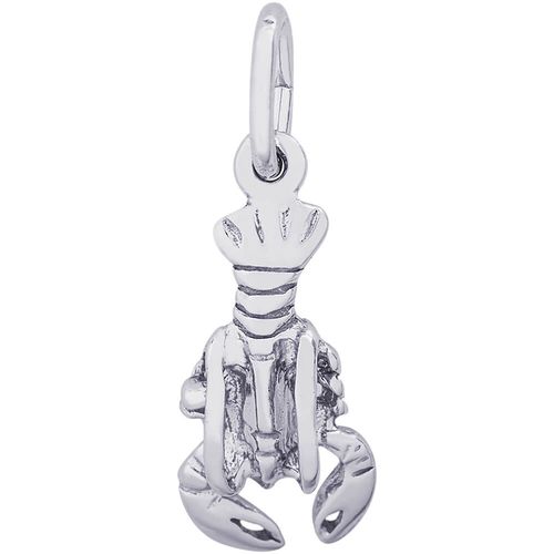 Lobster Charm White Gold - 10-2067