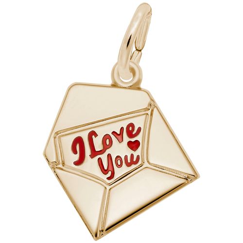 Love Letter Charm 14K Gold - 10-8347