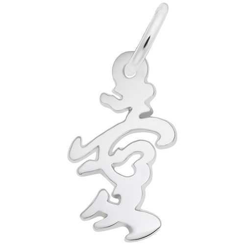 Love Symbol Charm Silver - 10-1135