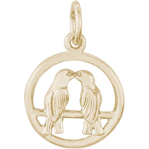 Lovebirds Charm 14K Gold - 10-0144