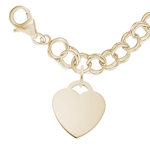 Rembrandt Lrg. Heart 35 Bracelet Set Bracelet - Gold Plated - 27-8422-21-GP