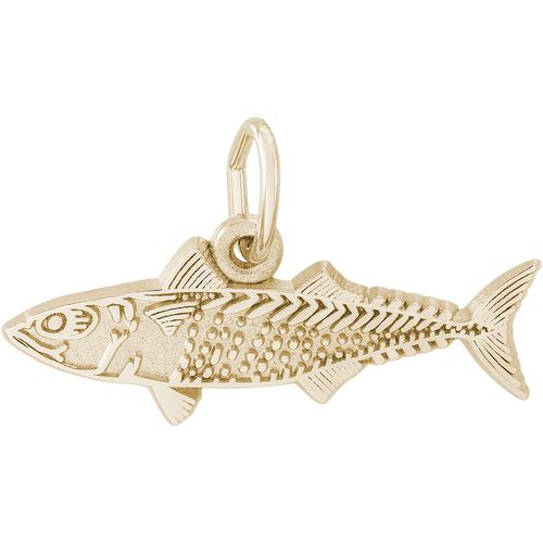 Mackarel Fish Charm Gold Plated - 10-2697