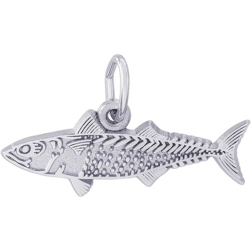 Mackarel Fish Charm Silver - 10-2697