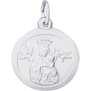 Madonna And Child Charm Silver - 10-4437