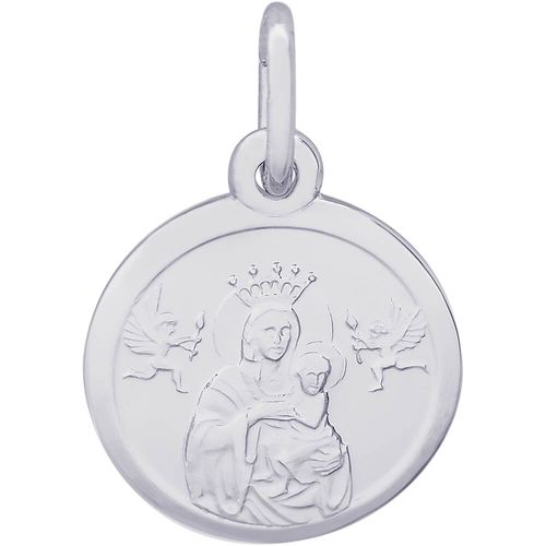 Madonna And Child Charm Silver - 10-4436