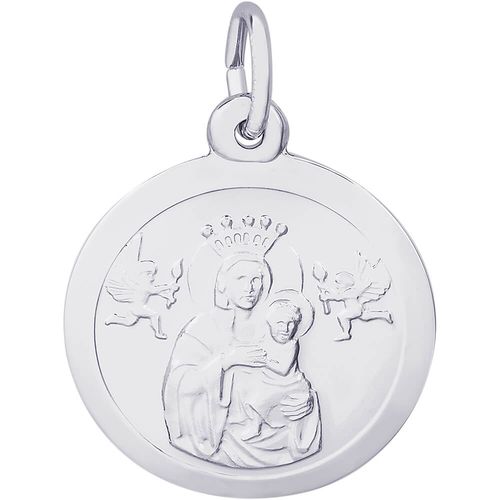 Madonna And Child Charm Silver - 10-4437