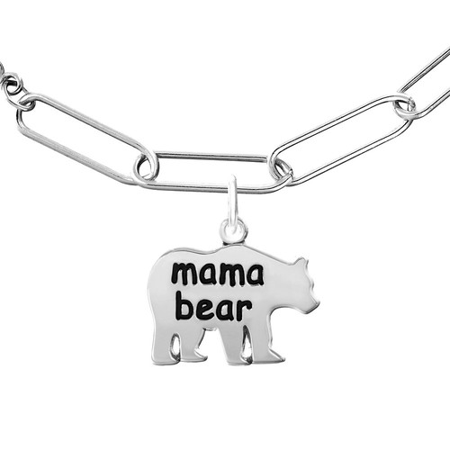 Rembrandt Mama Bear Bracelet Set Sterling Silver - 8 Inch - 27-1822-303-8-ss