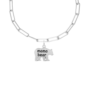 Rembrandt Mama Bear Necklace Set Necklace - Silver - 29-1822-310-SS