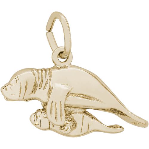 Manatee Charm Gold Plated - 10-3746