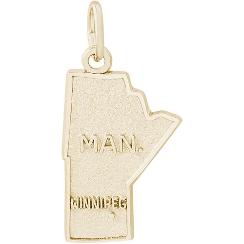 Manitoba Canada Charm 14K Gold - 10-2829