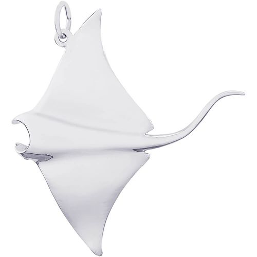 Manta Ray Charm White Gold - 10-6786