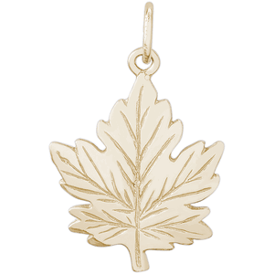 Maple Leaf Charm 10K Gold - 10-0107