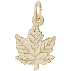 Maple Leaf Charm 14K Gold - 10-0103