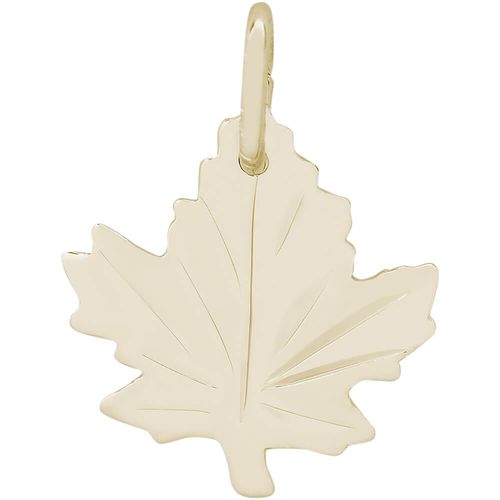 Maple Leaf Charm Gold Plated - 10-3399