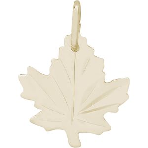 Maple Leaf Charm Gold Plated - 10-3399