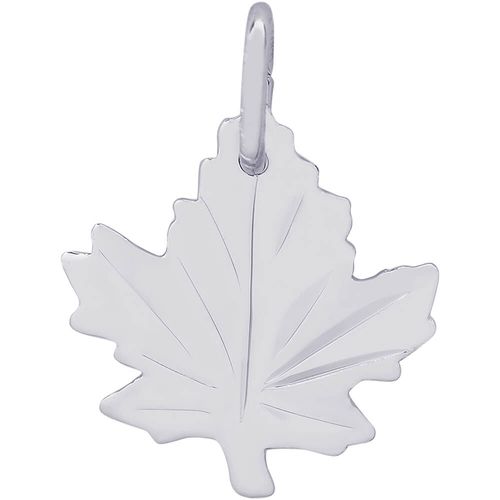 Maple Leaf Charm Silver - 10-3399