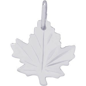 Maple Leaf Charm Silver - 10-3399
