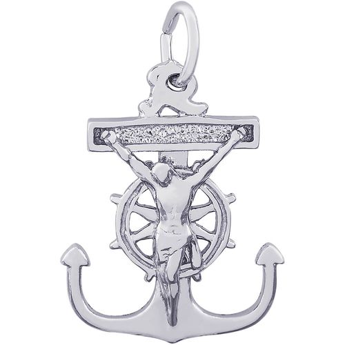 Mariner's Cross Charm Silver - 10-8163