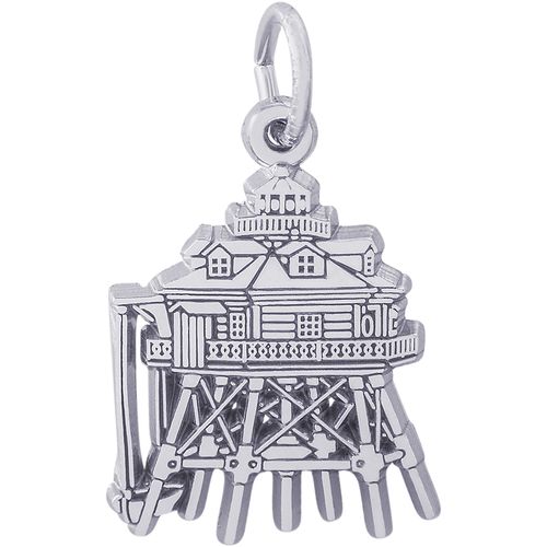Maryland Thomas Point Lighthouse charm Silver - 10-3426