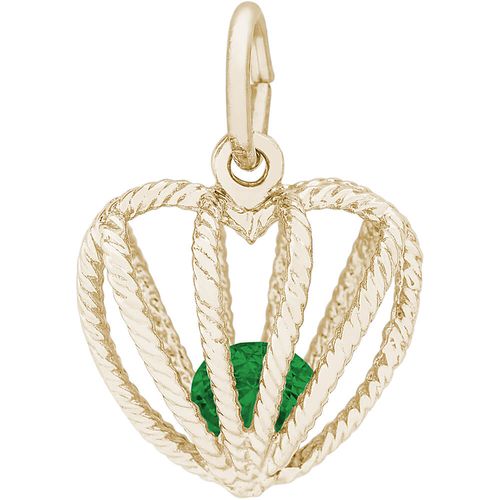 May Birthstone Charm 10K Gold - 10-8350-5