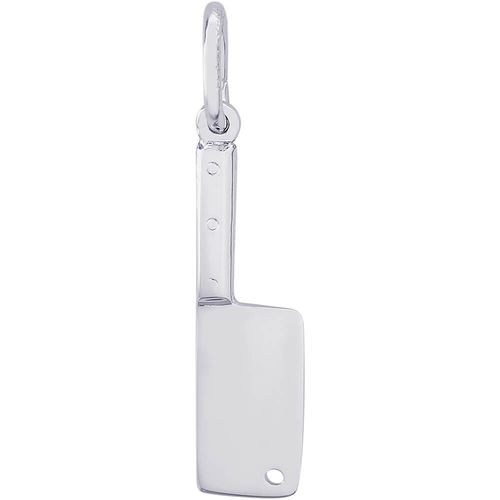 Meat Cleaver Charm Silver - 10-3660