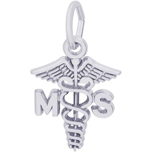 Medical Secretary Charm Silver - 10-3213