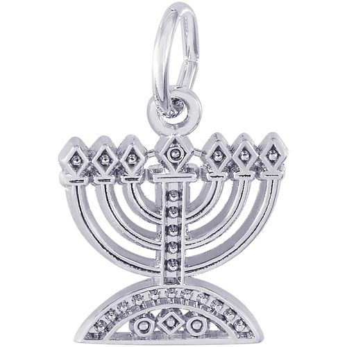 Menorah Charm Silver - 10-0334