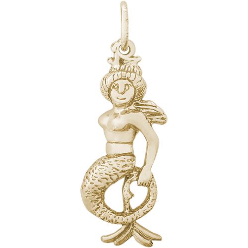 Mermaid Charm Gold Plated - 10-5381