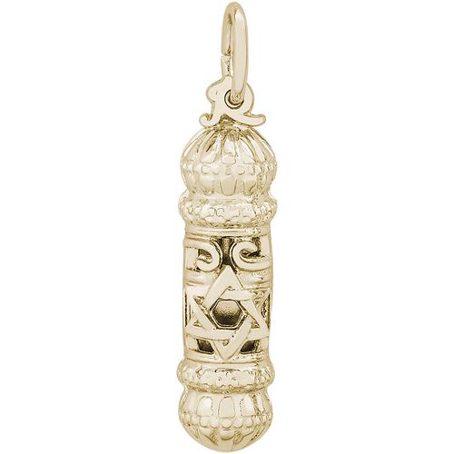 Mezuzah Charm 10K Gold - 10-8238