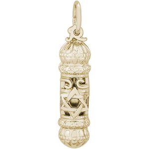 Mezuzah Charm Gold Plated - 10-8238