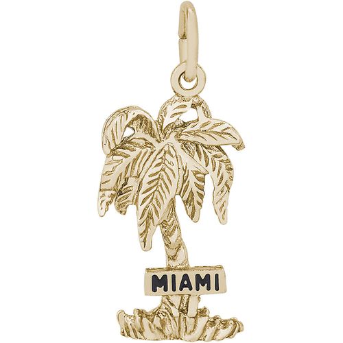 Miami Palm Charm Gold Plated - 10-5300