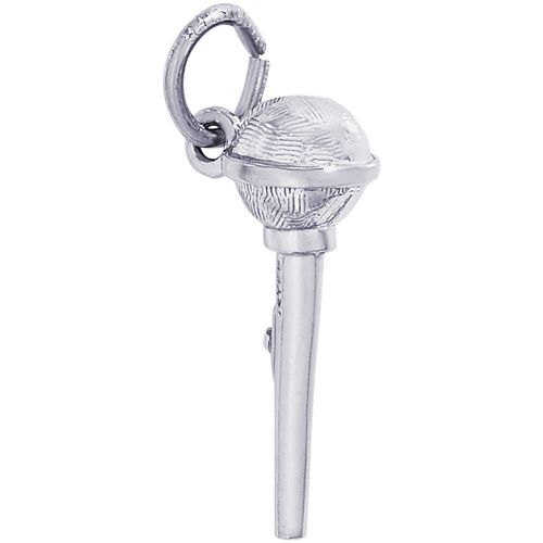 Microphone Charm Silver - 10-6233