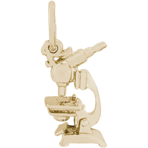 Microscope Charm 10K Gold - 10-8207