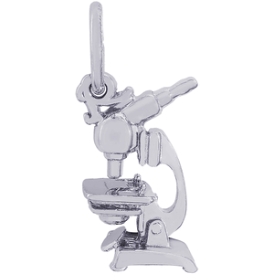 Microscope Charm Silver - 10-8207